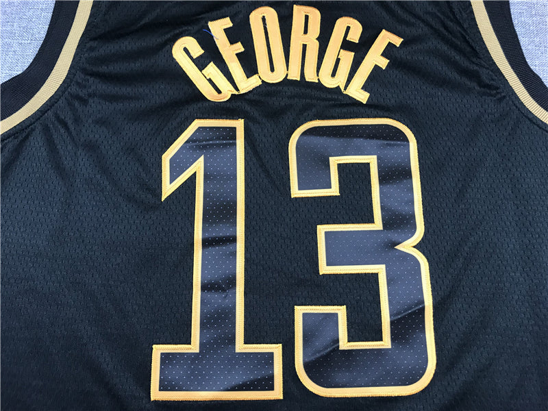 Men's LA Clippers Paul George #13 Black Swingman Player Jersey1