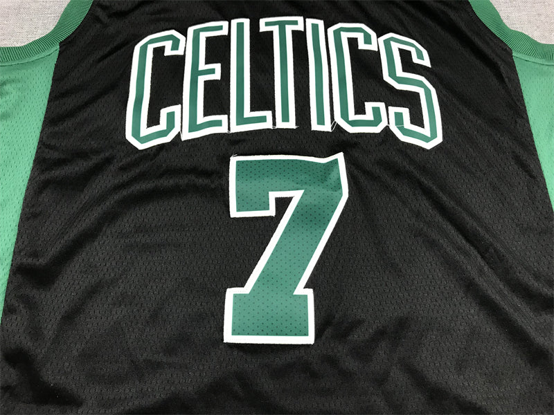 Men's Boston Celtics Jaylen Brown #7 Black 2022/23 Swingman Jersey1 - Statement Edition