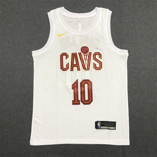 Men's Cleveland Cavaliers Darius Garland #10 White Swingman Jersey1 - Association Edition
