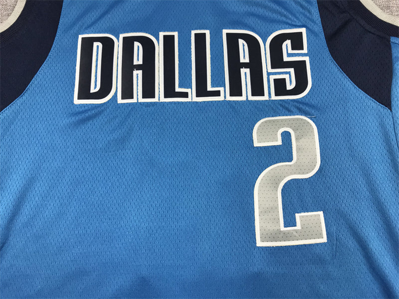 Men's Dallas Mavericks Kyrie Irving #2 Royal 2022/23 Fast Break Replica Jersey1 - Icon Edition