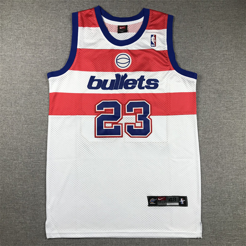 Men's Washington Wizards Michael Jordan #23 White Swingman Jersey1