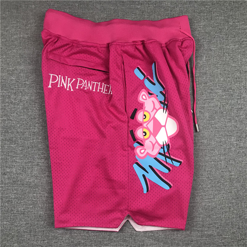 Men's Miami Heat Pink Panther Pink Basketball Shorts1