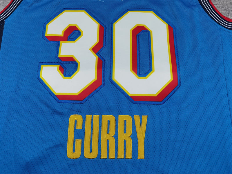 Men's Golden State Warriors Stephen Curry #30 Light Blue 2025 NBA All-Star Game Swingman Player Jersey1