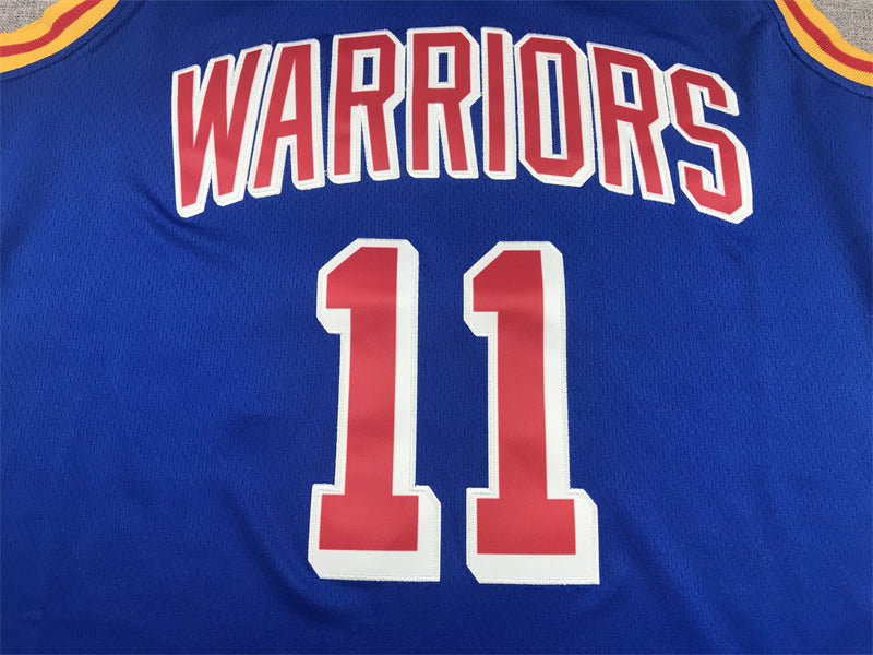 Men's Golden State Warriors Klay Thompson #11 Blue Classic Player Jersey1