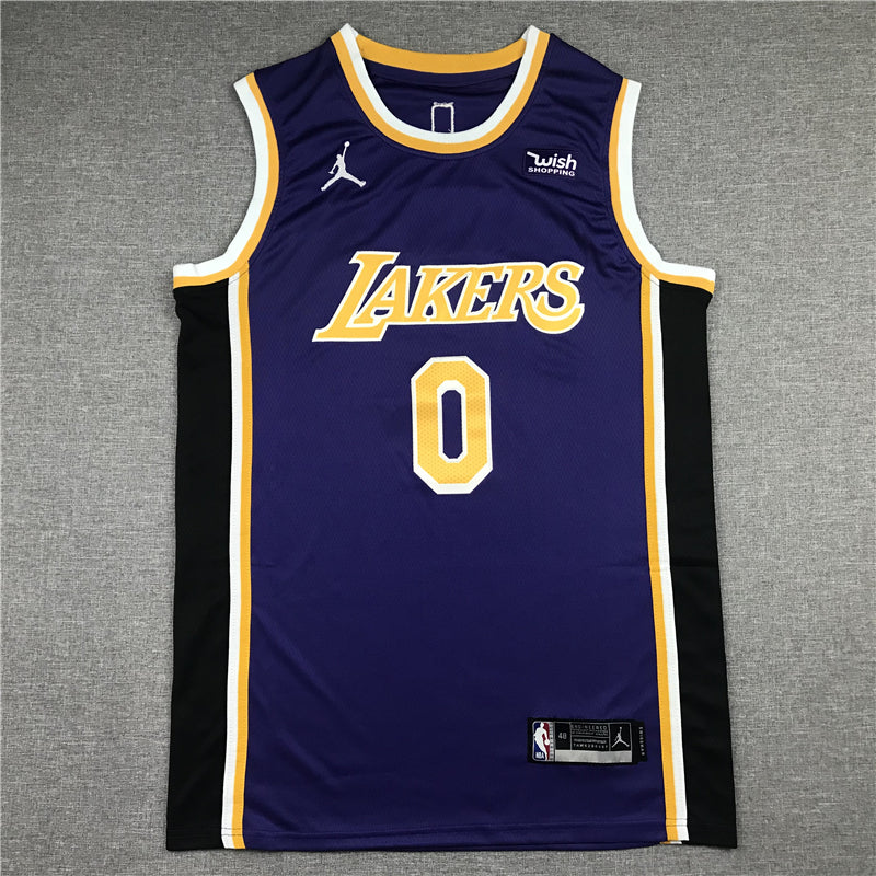 Men's Los Angeles Lakers Russell Westbrook Purple 2020/21 Swingman Player Jersey1