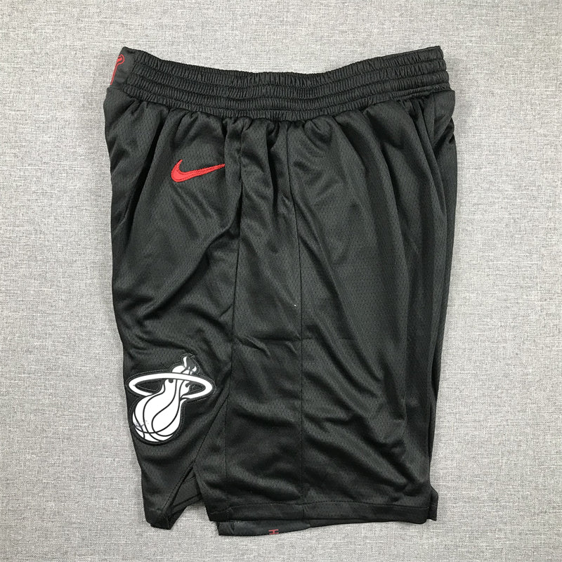 Men's Miami Heat Black 2023/24 Swingman City Edition Shorts1