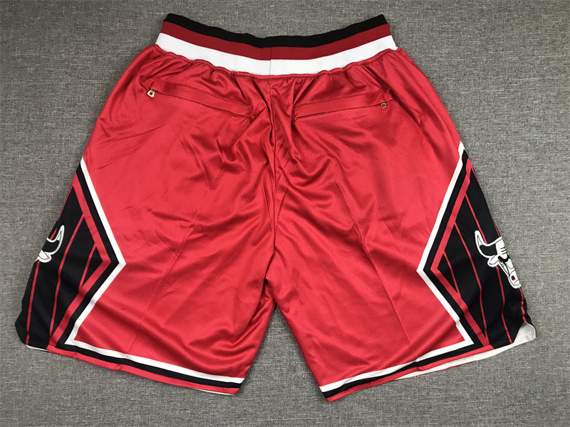 Men's Chicago Bulls Red City Edition Basketball Shorts1