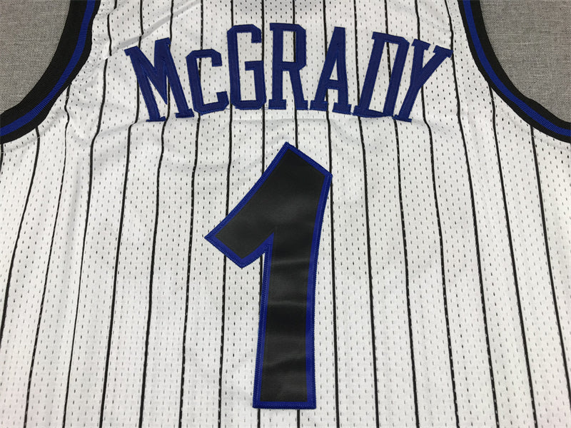 Men's Orlando Magic Tracy McGrady 2003-04 White Hardwood Classics Swingman Jersey1