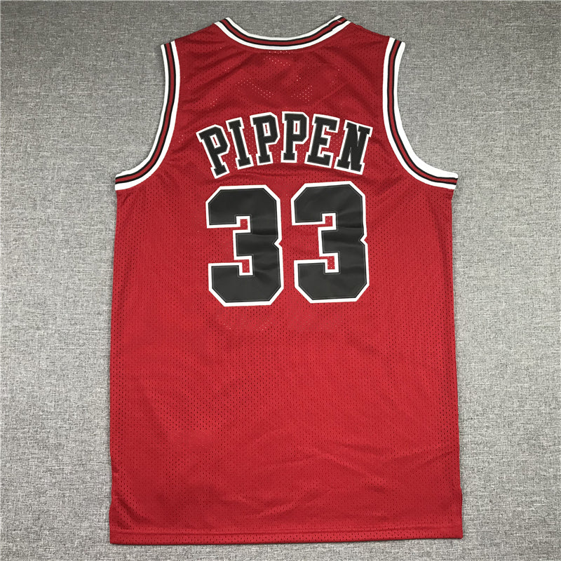Men's Chicago Bulls Scottie Pippen Red 1997-98 Hardwood Classics Swingman Jersey1