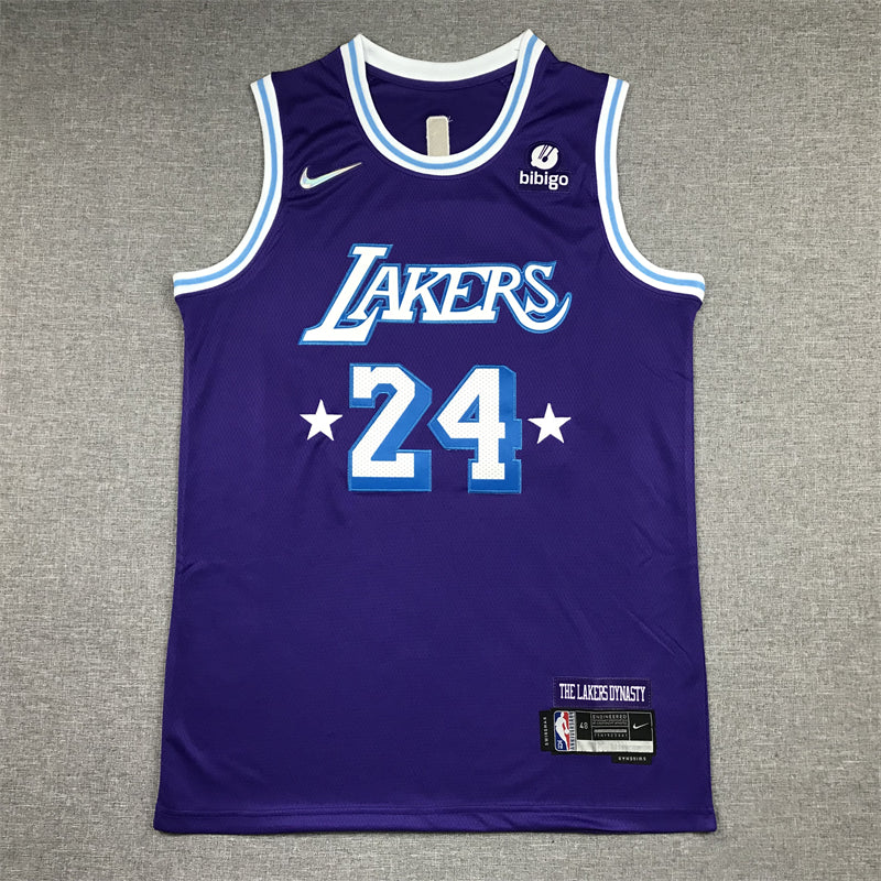 Men's Los Angeles Lakers Kobe Bryant Purple 2021/22 Swingman Jersey1 City Edition