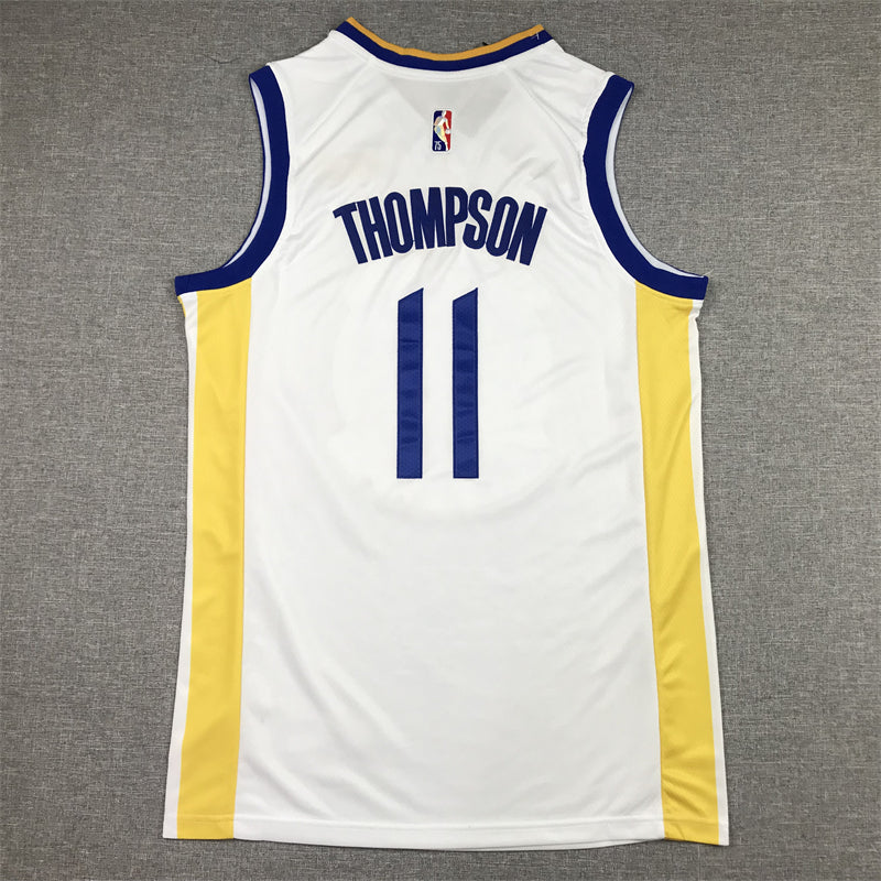 Men's Golden State Warriors Klay Thompson #11 White Player Jersey1