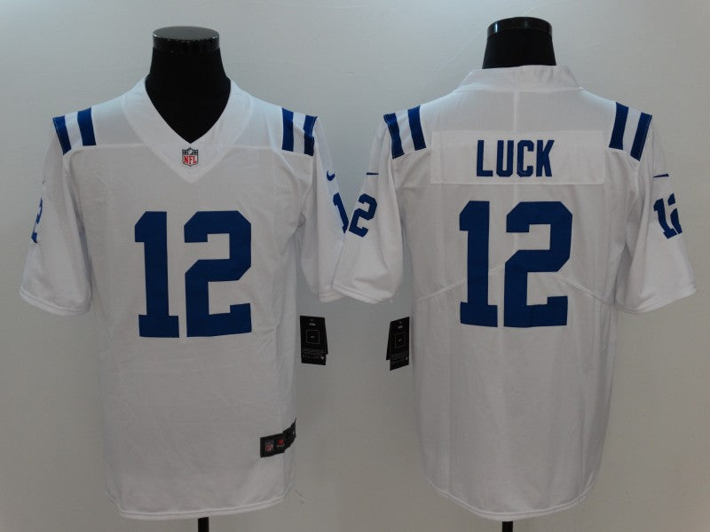 Men's Indianapolis Colts Andrew Luck White Game Jersey1