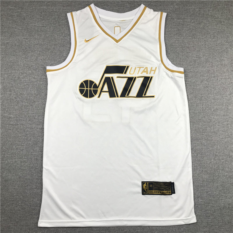 Men's Utah Jazz Donovan Mitchell #45 White Swingman Jersey1