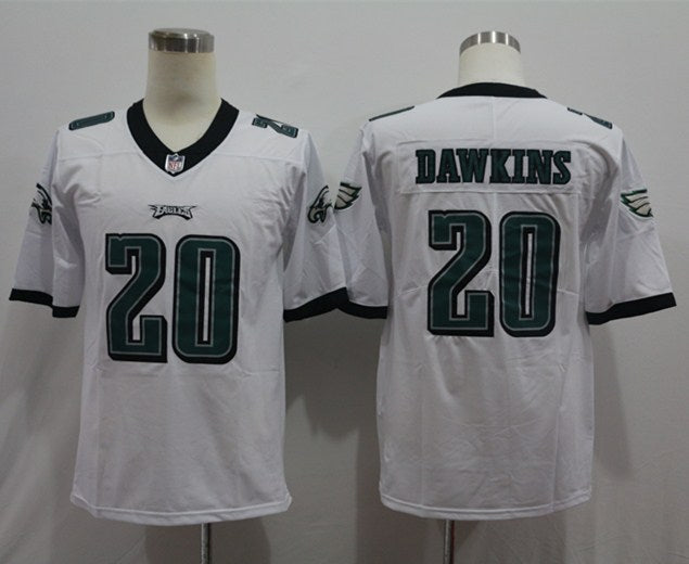 Men's Philadelphia Eagles Brian Dawkins #20 White Game Jersey1