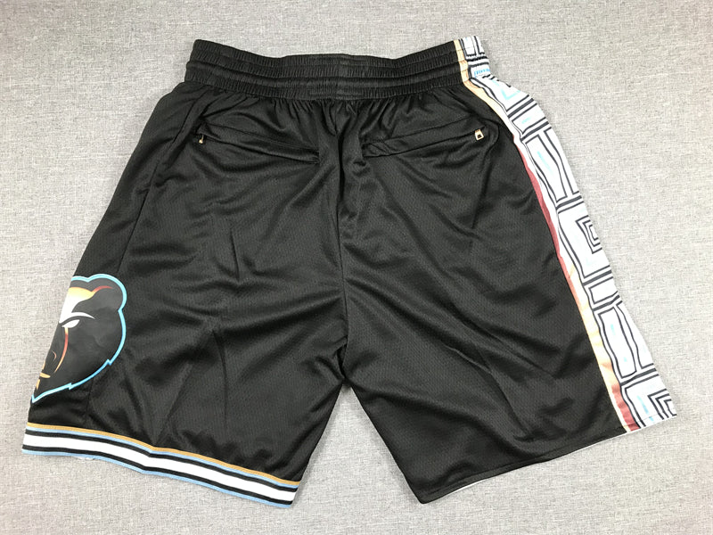 Men's Memphis Grizzlies Black 2022/23 City Edition Basketball Shorts1