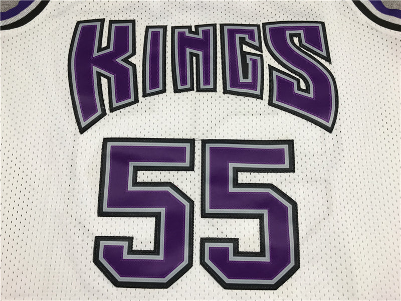 Men's Sacramento Kings Jason Williams White Hardwood Classics Swingman Jersey1