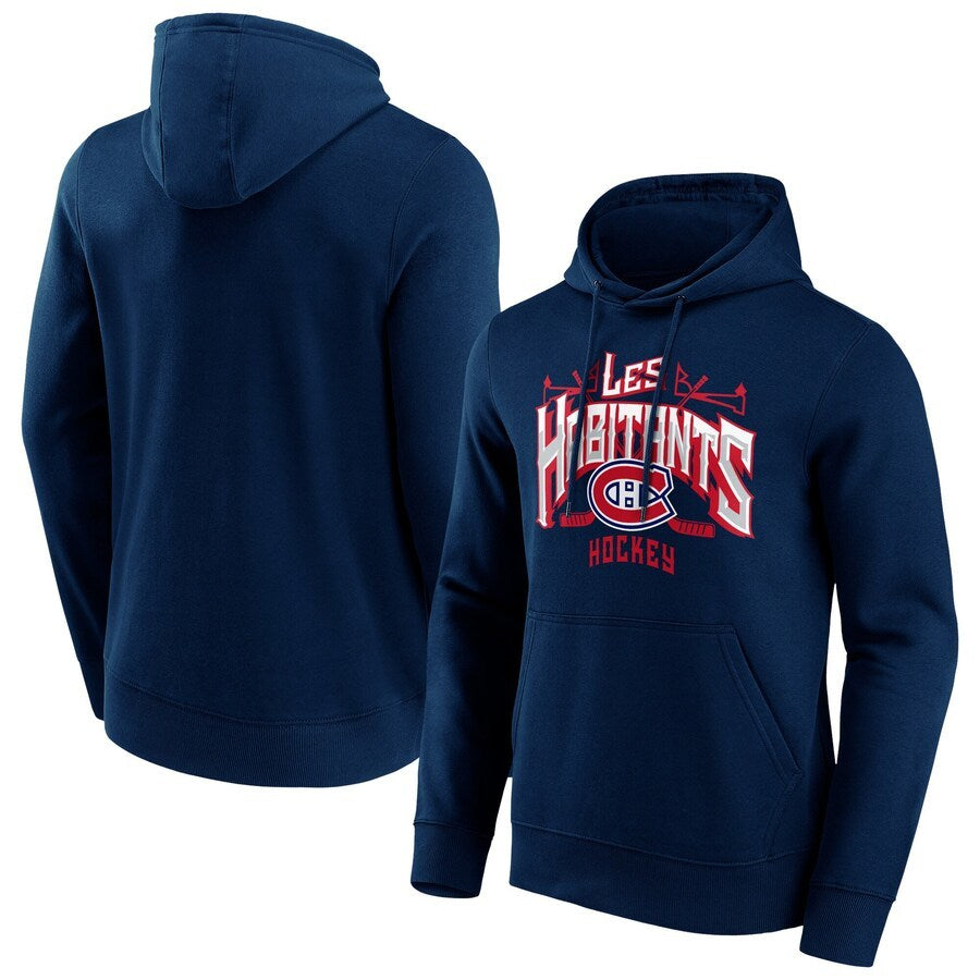 Men's Montreal Canadiens Hometown Graphic Hoodie - Navy