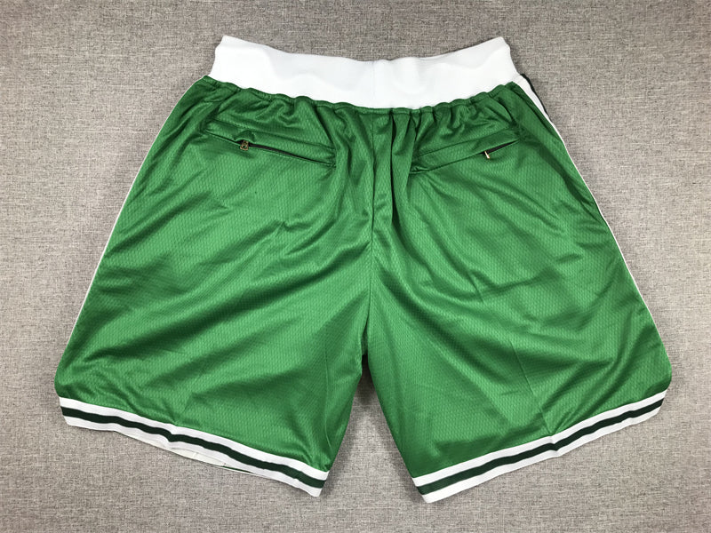 Men's Boston Celtics Kelly Green Pocket Shorts1
