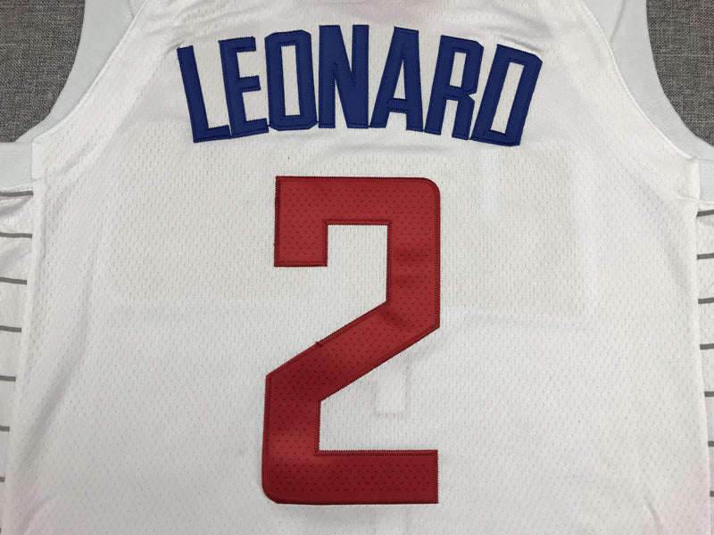 Men's LA Clippers Kawhi Leonard Nike White 2022/23 Swingman Jersey1 - Association Edition