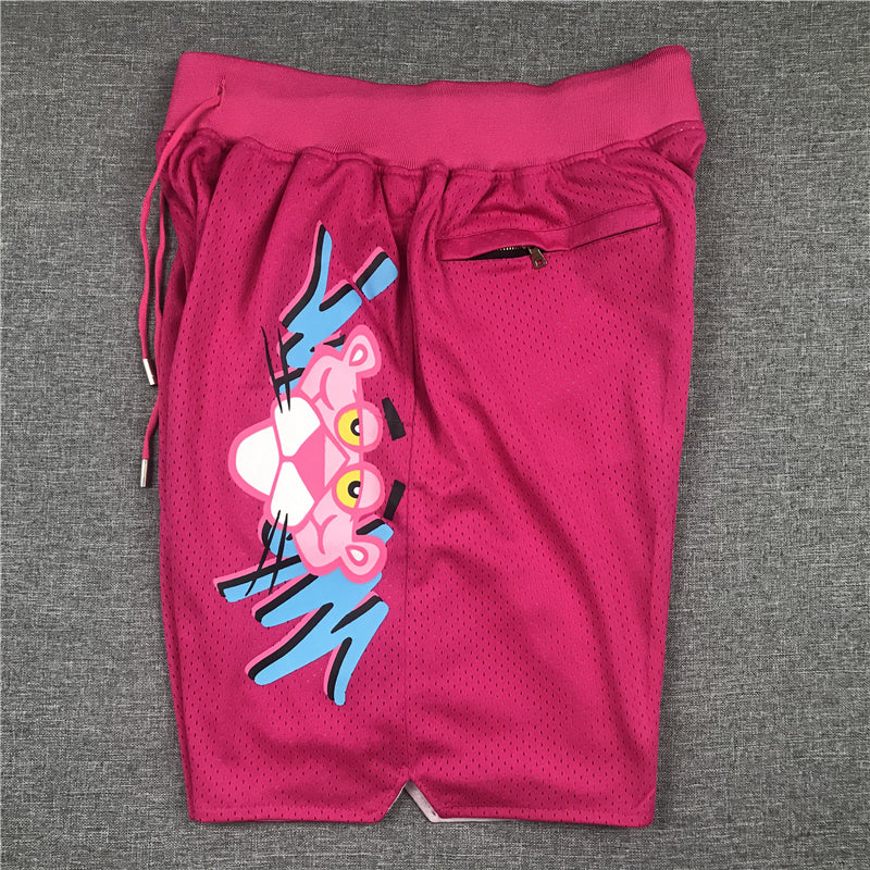 Men's Miami Heat Pink Panther Pink Basketball Shorts1