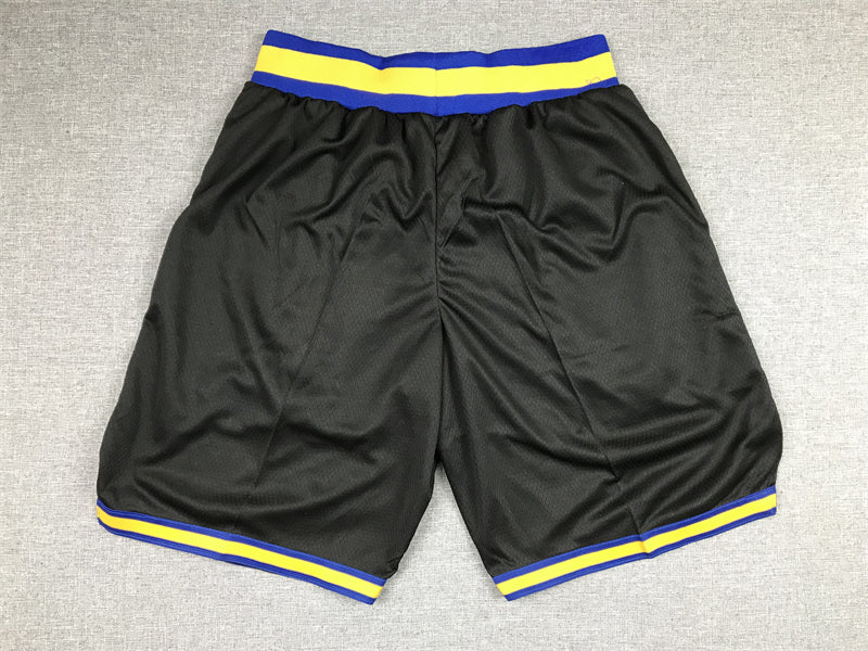 Men's Golden State Warriors Black City Edition Basketball Shorts1