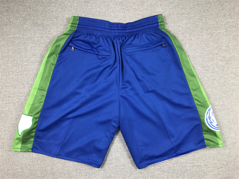 Men's Dallas Mavericks Blue 2022/23 City Edition Basketball Shorts1
