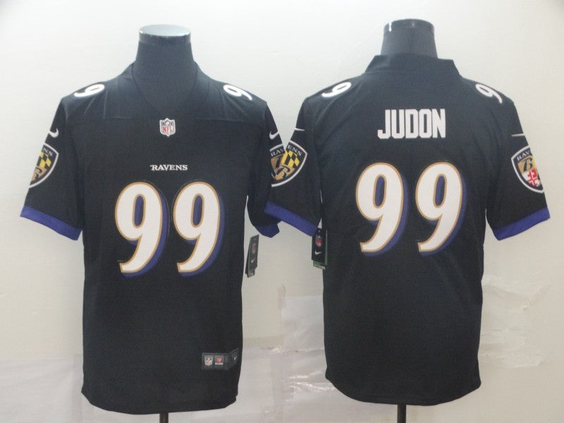 Men's Baltimore Ravens Matthew Judon #99 Black Game Jersey1