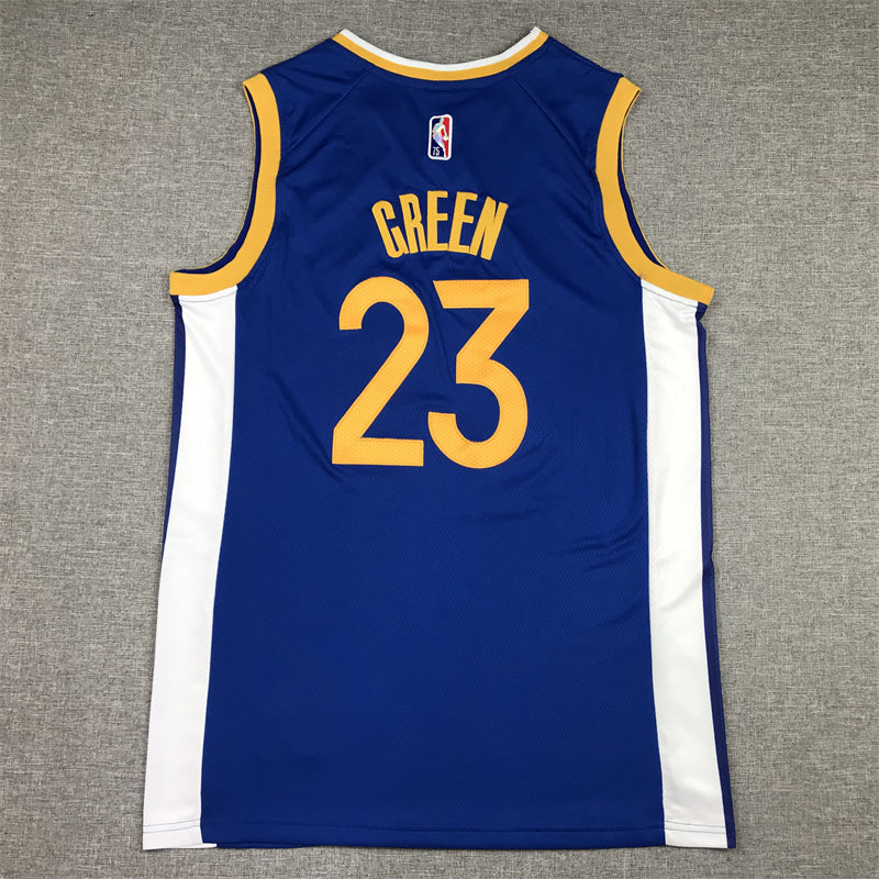 Men's Golden State Warriors Draymond Green Fast Break Replica Player Team Jersey1