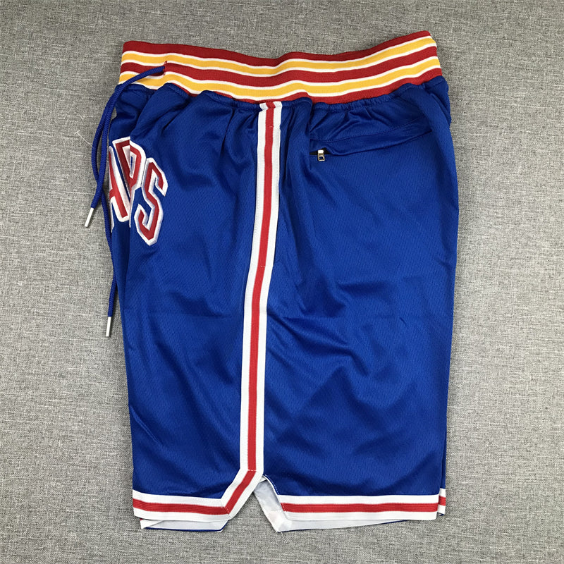 Men's Golden State Warriors Blue Classic Edition Warriors Origins Basketball Shorts1