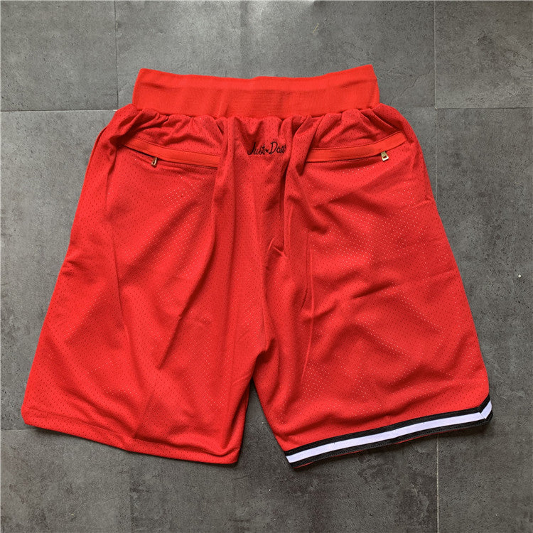Men's Miami Heat Red Basketball Shorts1