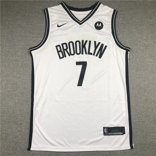 Men's Brooklyn Nets Kevin Durant White 2019 Fast Break Player Movement Jersey1