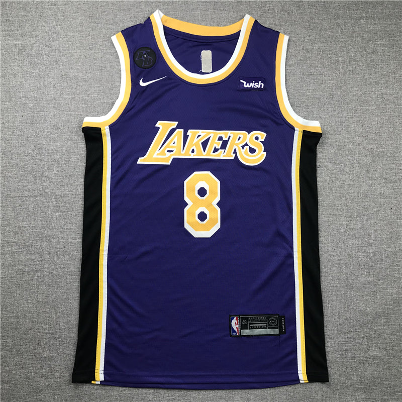 Men's Los Angeles Lakers Kobe Bryant #8 Purple Swingman Player Jersey1
