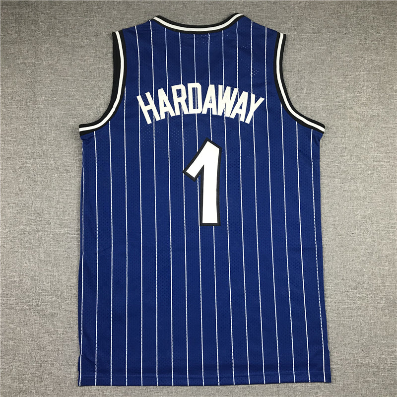Men's Orlando Magic Penny Hardaway #1 Blue Hardwood Classics Swingman Jersey1