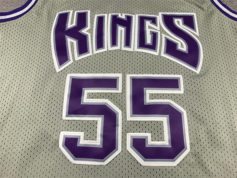 Men's Sacramento Kings Jason Williams #55 Gray 2000/01 Hardwood Classics Swingman Jersey1