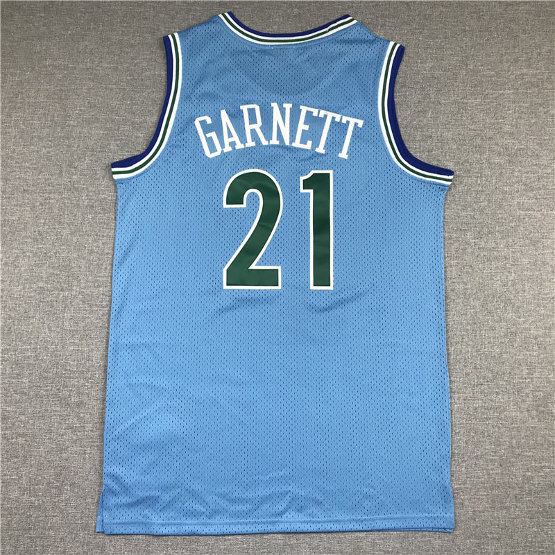 Men's Minnesota Timberwolves Kevin Garnett Hardwood Classics Swingman Jersey1