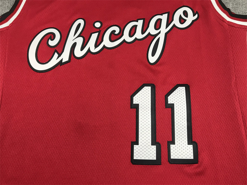 Men's Chicago Bulls DeMar DeRozan #11 Red 2021/22 Swingman Jersey1