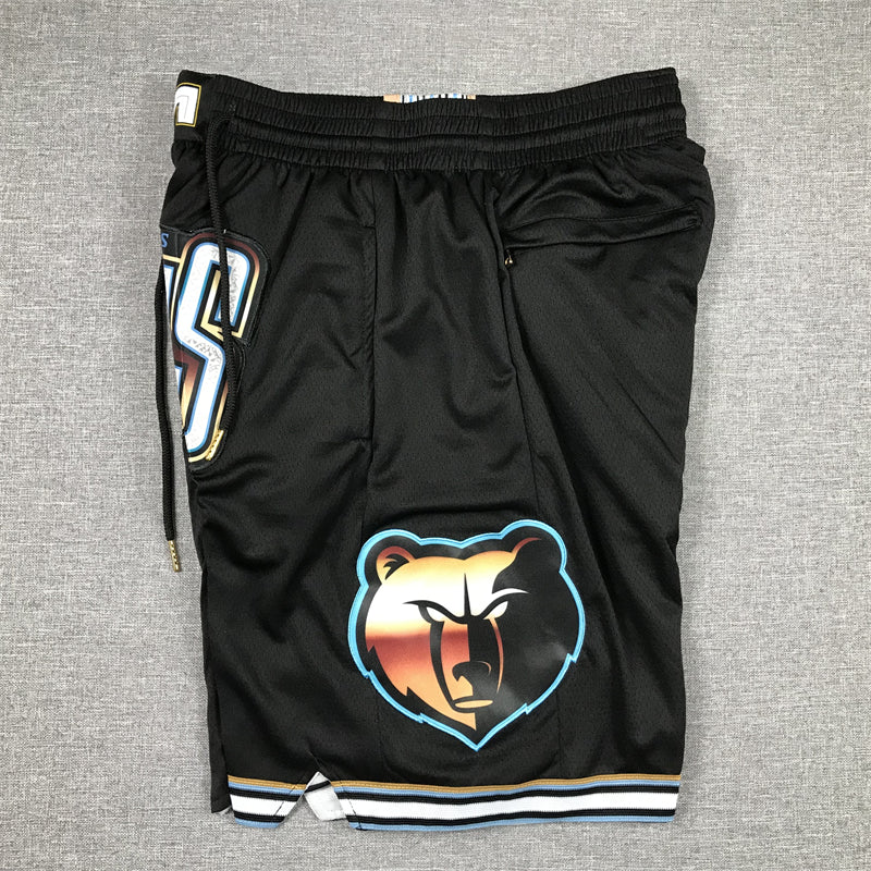 Men's Memphis Grizzlies Black 2022/23 City Edition Basketball Shorts1