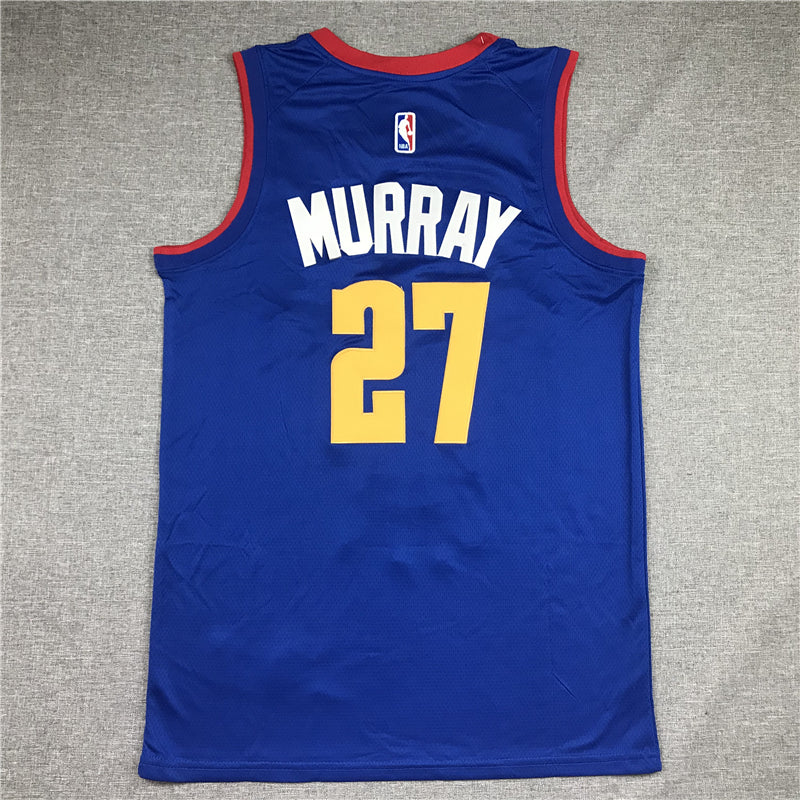 Men's Denver Nuggets Jamal Murray Blue 2020/21 Swingman Player Jersey1