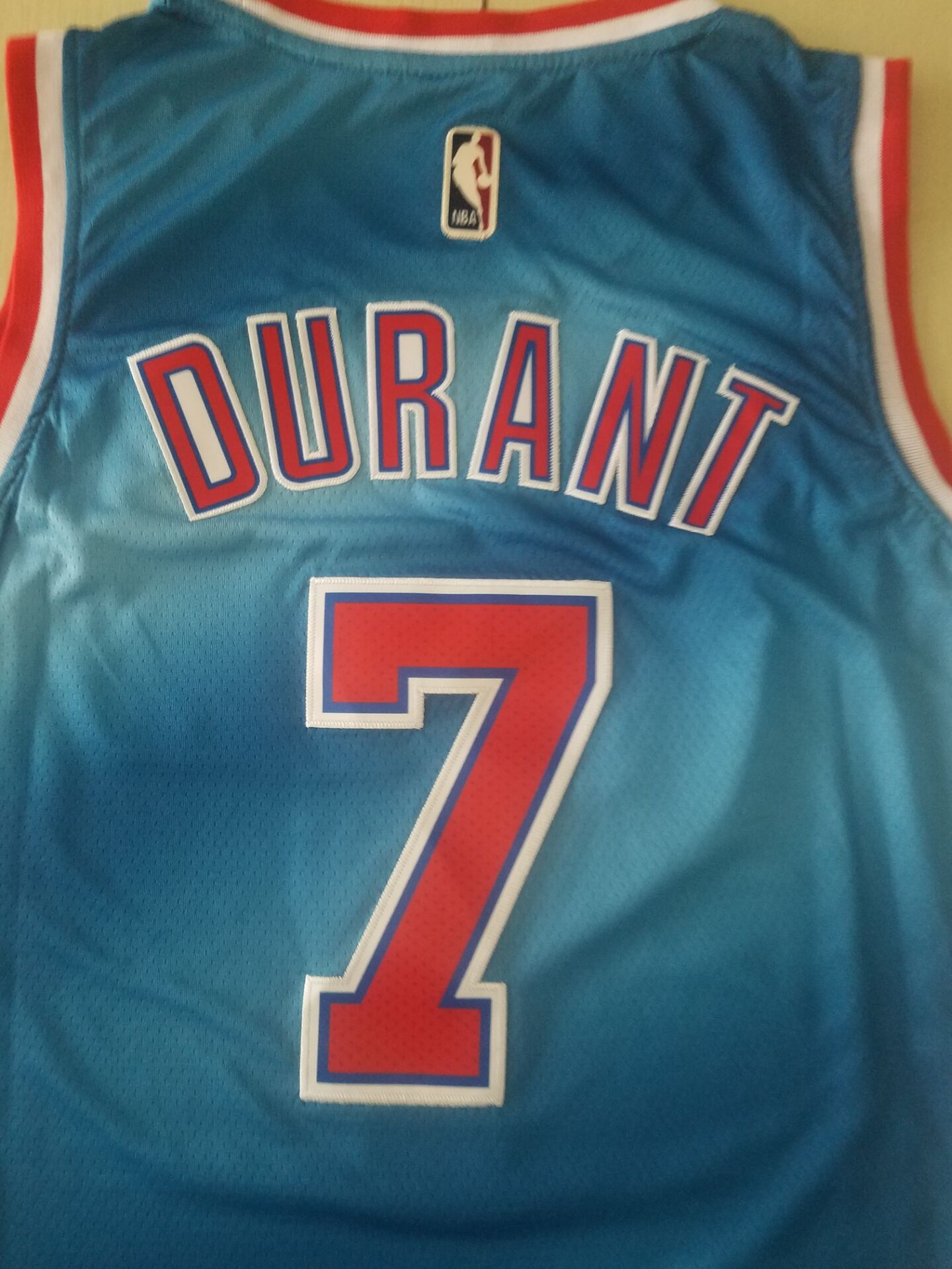 Men's Brooklyn Nets Kevin Durant #7 Blue Swingman Player Jersey1