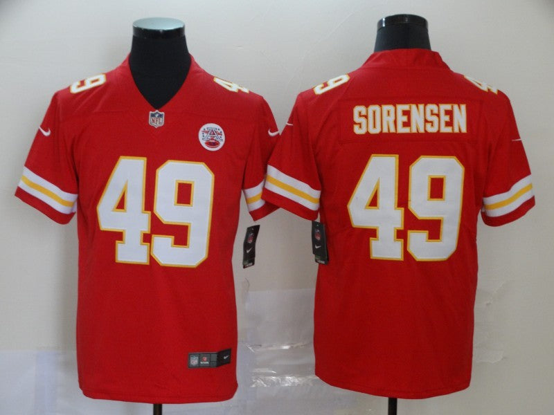 Men's Kansas City Chiefs Daniel Sorensen #49 Red Game Jersey1