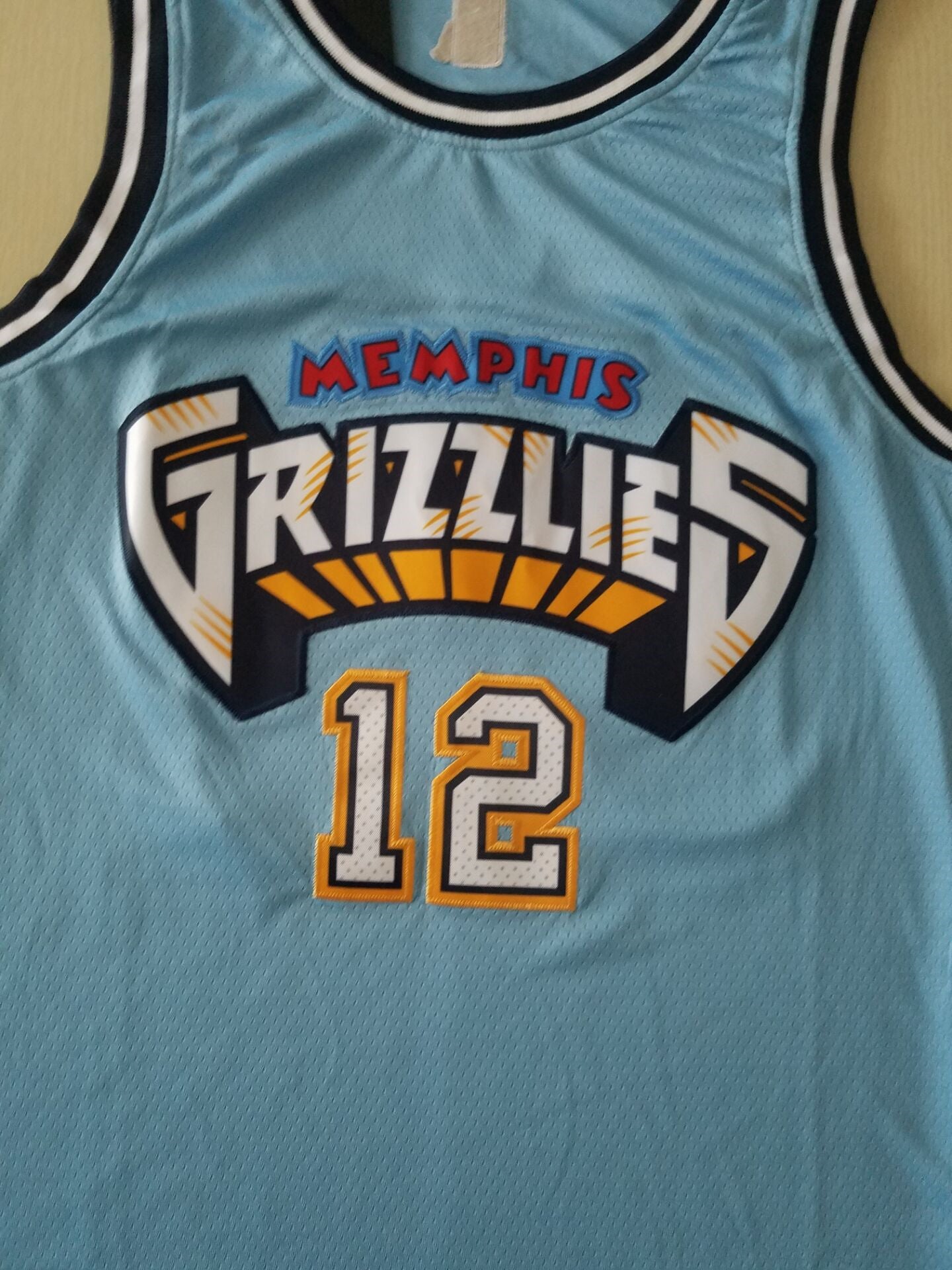 Men's Memphis Grizzlies Ja Morant #12 Blue City Edition Classic Jersey1