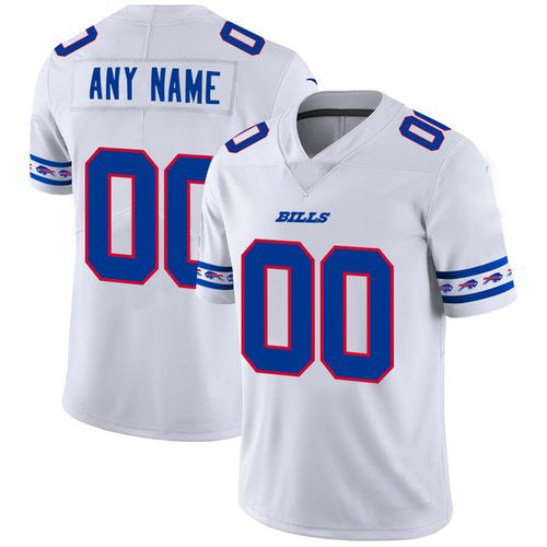 Custom1 Buffalo Bills White Team Logo Vapor Limited Jersey1 Stitched Jersey1 Football Jerseys