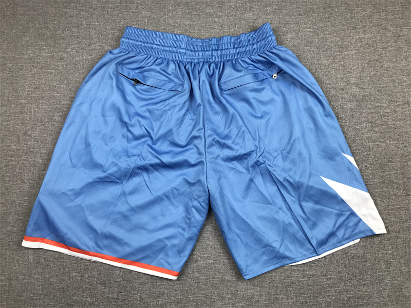 Men's LA Clippers Blue City Edition Basketball Shorts1