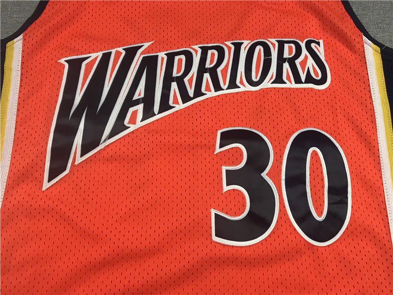 Men's Golden State Warriors Stephen Curry Fanatics Branded Orange Classic Jersey1