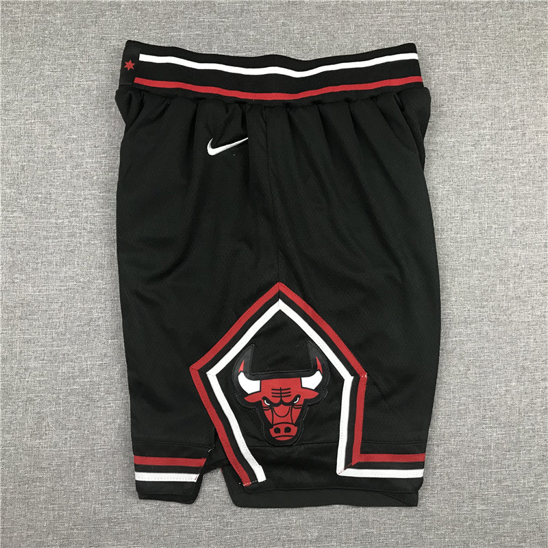 Men's Chicago Bulls Black Basketball Shorts1