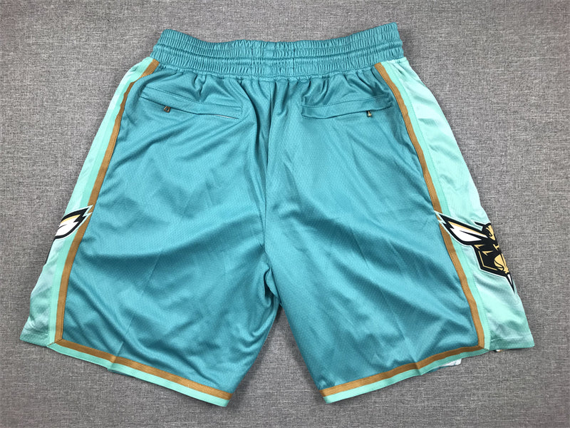 Men's Charlotte Hornets Teal City Edition Pocket Shorts11