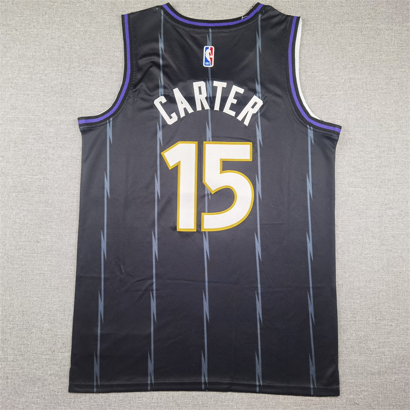 Men's Toronto Raptors Vince Carter #15 Black 2024/25 Swingman Player Jersey1 - City Edition