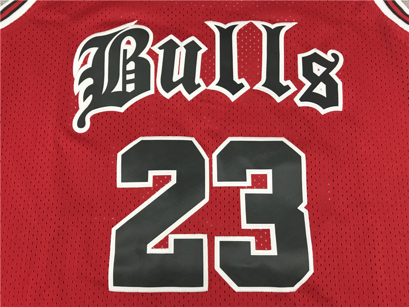 Men's Chicago Bulls Michael Jordan Red 1997-98 Classics Rookie Authentic Jersey1