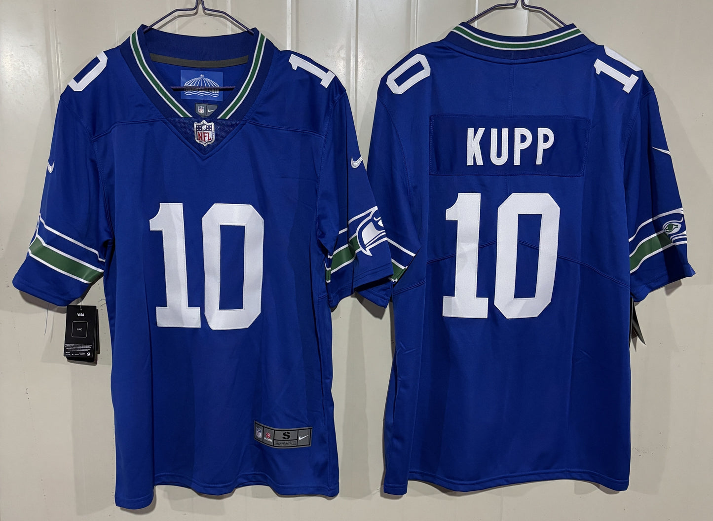 Men's Seattle Seahawks Cooper Kupp #10 Royal Alternate Game Jersey