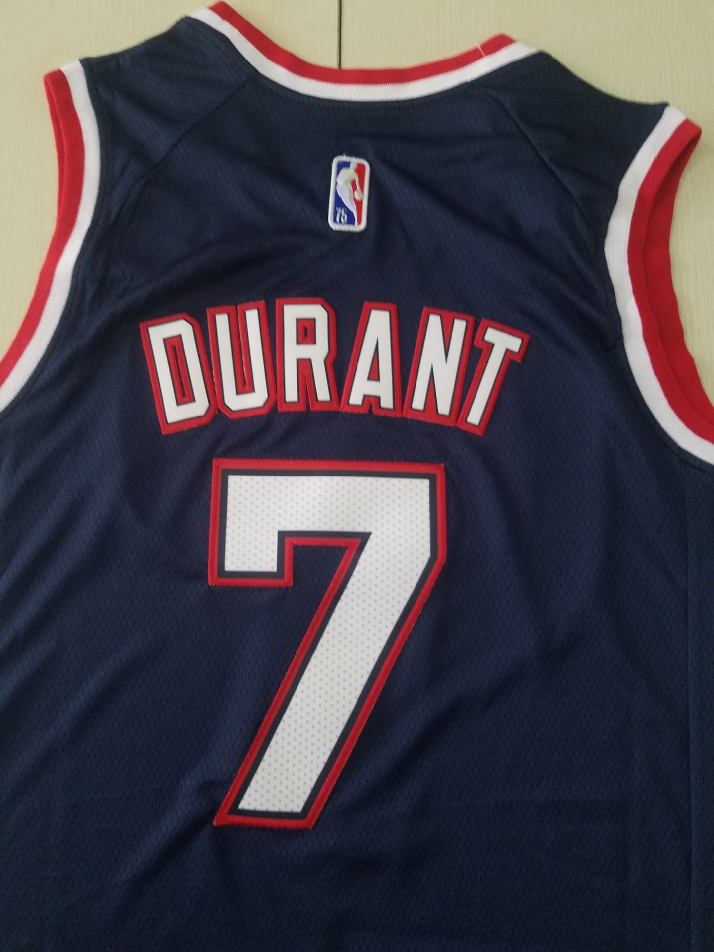 Men's Brooklyn Nets Kevin Durant Navy 2021/22 Swingman Jersey1 - City Edition